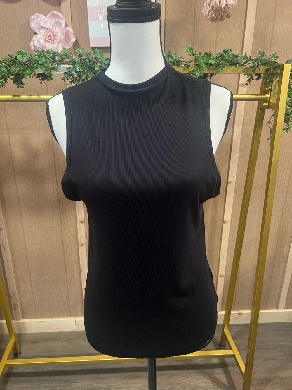 Black Athleta Sleeveless Women's Top